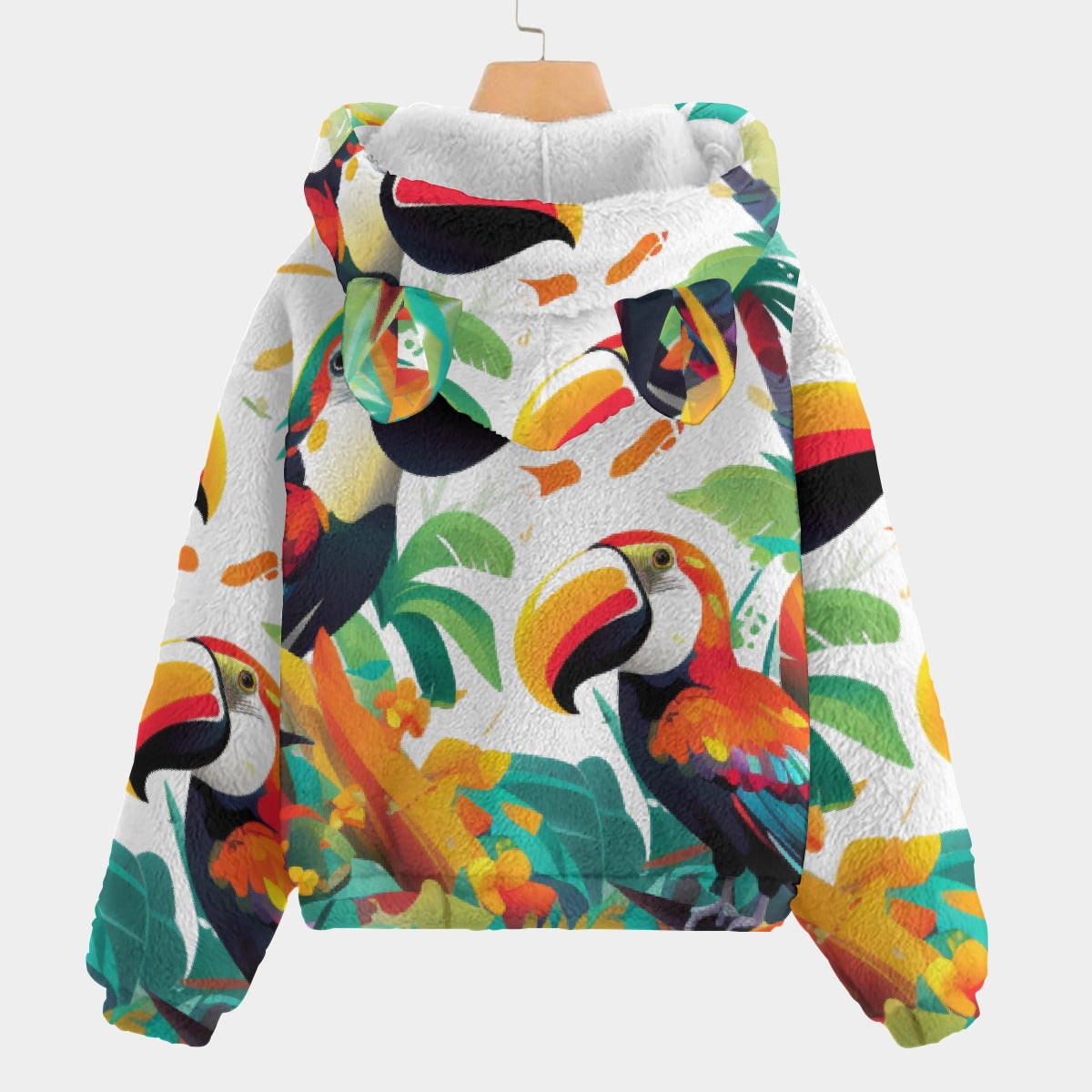 Kids Toucan Borg Fleece Sweatshirt With Ear