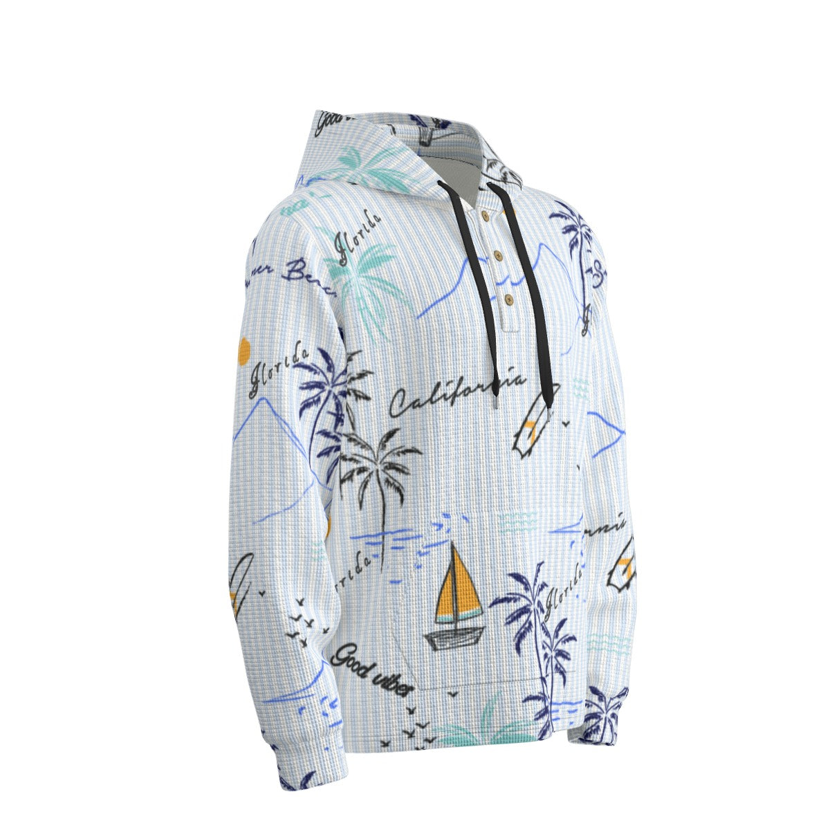 Men's Half-Button Hoodie