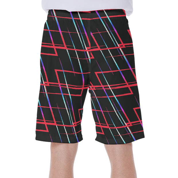 line art  Men's Beach Shorts