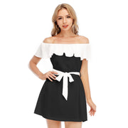 Women's Off-shoulder Dress With Ruffle