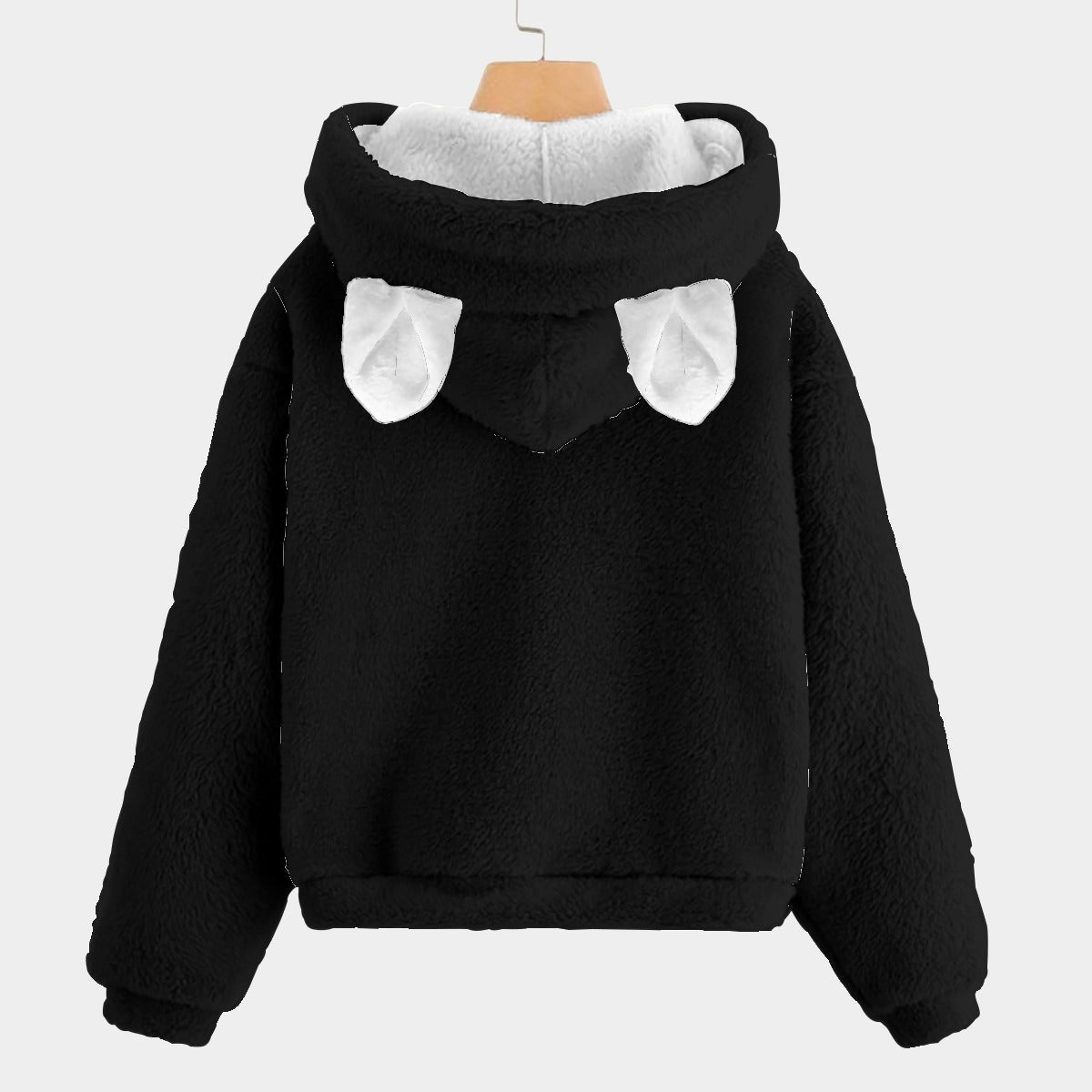 Kids Panda Borg Fleece Sweatshirt With Ear