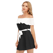 Women's Off-shoulder Dress With Ruffle