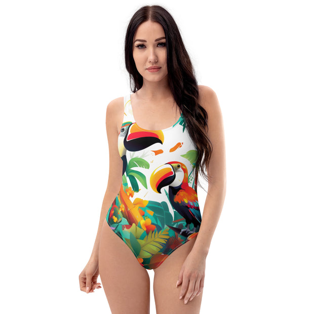 One-Piece Swimsuit Tropical