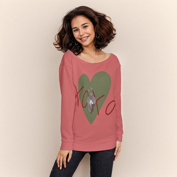 "Love Connection Kissed Heart Sweater: Wear Your Heart's Desire"