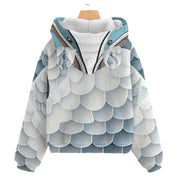 Shark Borg Fleece Sweatshirt With Ear