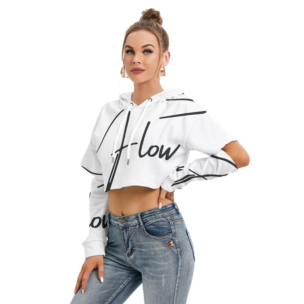 "Flow" Heavy Fleece Hoodie With Hollow Out Sleeve