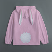 "Plush Bunny Dreams Hoodie: Embrace Cozy Elegance with Bunny Charm"