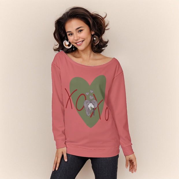 "Love Connection Kissed Heart Sweater: Wear Your Heart's Desire"