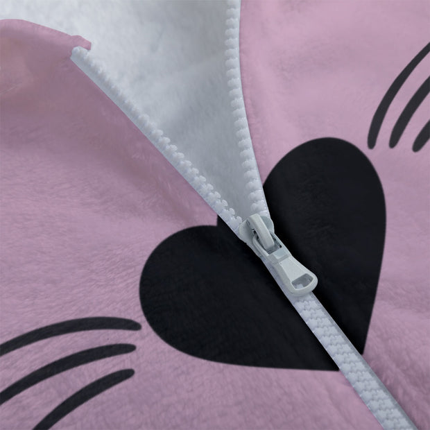 "Plush Bunny Dreams Hoodie: Embrace Cozy Elegance with Bunny Charm"